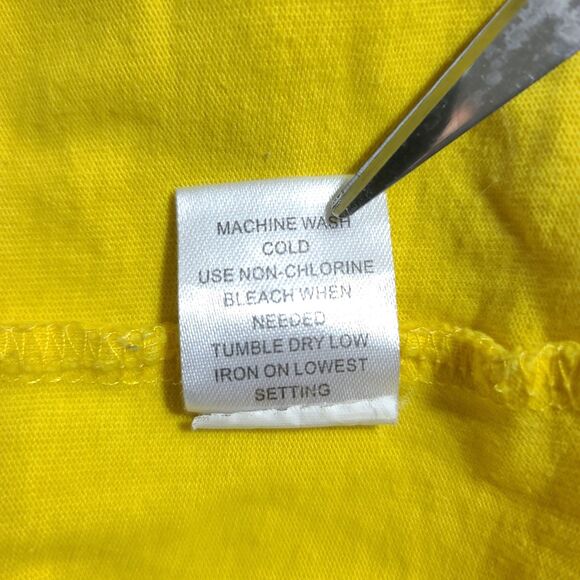 Basketball SkateBoards Mens Sweatshirt Tee Shirt Sz LG Yellow Long Sleeve EUC - Picture 8 of 11